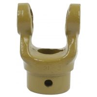Forquilha de escatel (Dimensão da cruzeta: 27 x 70mm) Diametro Ø30mm, Tamanho de chave em: 8mm.