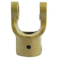 Forquilha de escatel (Dimensão da cruzeta: 23.8 x 61.2mm) Diametro Ø25mm, Tamanho de chave em: 8mm.