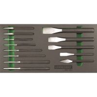 Tabuleiro EVA punções, escopros e saca troços Jonnesway M63113KV