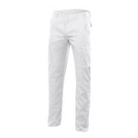 Calça Stretch Multibolsos Branco Tamanho 48