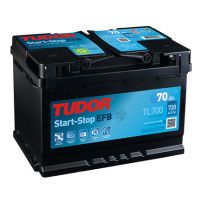 Bateria Tudor EFB TL700 70Ah 760A +D 278x175x190