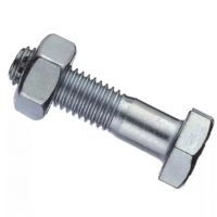 PARAFUSO CABEÇA SEXTAVADA 12X80 GALVANIZADO 8.8 FP BLISTER DE 10