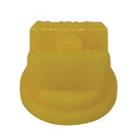 Bico de jato plano AD 120° 02 plástico amarelo Lechler