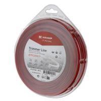 Fio de nylon Ø 3 mm 44 m quadrado vermelho Eficiência