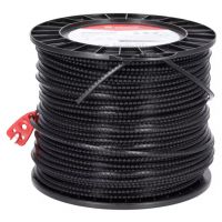 Fio de corte, 4,5 mm x 100 m, quadrada, preta,  Nylsaw