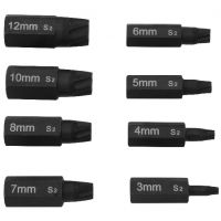 Extrator parafusos torx danificados 8pcs Jonnesway AG010208