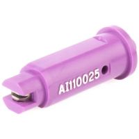 Bico anti-deriva, venturi, jato plano único AI 110° 025, aço inoxidável, violeta, TeeJet