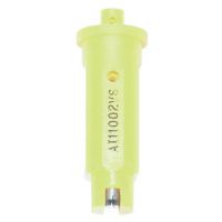 Bico anti-deriva, venturi, jato plano único AI 110° 02, aço inoxidável, amarelo, TeeJet