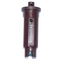 Bico anti-deriva, venturi, jato plano único AI 110° 05, aço inoxidável, castanho, TeeJet