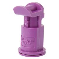 Bico anti-deriva, venturi, jato duplo plano AI3070 110° 025, plástico, violeta, TeeJet