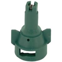 Bico anti-deriva, venturi, jato plano único AIC 110° 015, aço inoxidável, verde, TeeJet