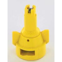 Bico anti-deriva, venturi, jato plano único AIC 110° 02, aço inoxidável, amarelo, TeeJet