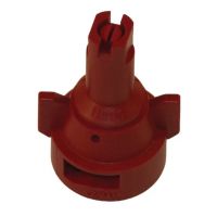 Bico anti-deriva, venturi, jato plano AIC 110° 04, cerâmica, vermelho, TeeJet