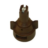 Bico anti-deriva, venturi, jato plano único AIC 110° 05, cerâmico, castanho, TeeJet