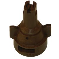 Bico anti-deriva, venturi, jato plano único AIC 110° 05, aço inoxidável, castanho, TeeJet