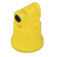 Bico anti-deriva, venturi, jato duplo plano AITTJ 110° 02, plástico, amarelo, TeeJet