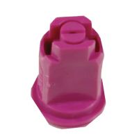 Bico anti-deriva, venturi, jato plano único AIXR 110° 025, plástico, violeta, TeeJet