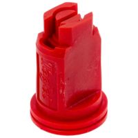Bico anti-deriva, venturi, jato plano único AIXR 110° 04, plástico, vermelho, TeeJet