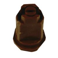 Bico anti-deriva, venturi, jato plano único AIXR 110° 05, plástico, castanho, TeeJet