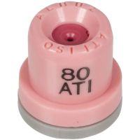 Bico anti-deriva cónico oco ATI 80° 0075 cerâmica rosa Albuz