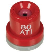 Bico anti-deriva cónico oco ATI 80° 04 cerâmica vermelho Albuz