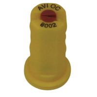 Bico anti-deriva descentrado AVI OC 80° 02 cerâmica amarelo Albuz
