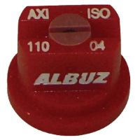 Bico de jato plano AXI 110° 04 cerâmica vermelho Albuz