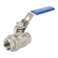 Válvula de esfera, aço inoxidável, 2xF 1/2"