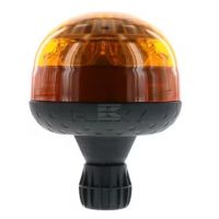 Farol LED, 9W, 10-30V, âmbar, montagem em poste flexível Autoblok. Dupla intermitência, Ø128 mm x 172 mm, VENUS