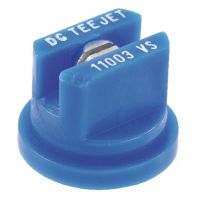 Bico padrão, duplo, jato plano DG 110° 03, aço inoxidável, azul, TeeJet