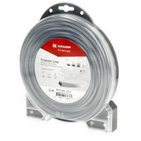 Fio de corte, 4mm x 23m, quadrada, cinzento, Titanium Power by