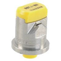 Bico anti-deriva, venturi, jato duplo plano DGTJ 110° 02, aço inoxidável, amarelo, TeeJet