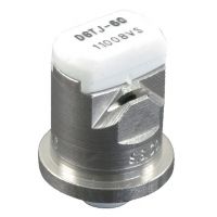 Bico anti-deriva, venturi, jato duplo plano DGTJ 110° 08, aço inoxidável, branco, TeeJet