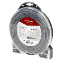 Fio de corte, 2,5 mm x 59 m, quadrada, cinzenta, Titanium Power da