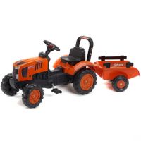 Trator com reboque Kubota