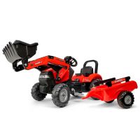 Trator com reboque Case IH