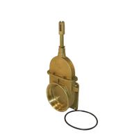 Válvula de 4" com flange/rosca