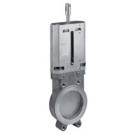 Válvula de guilhotina 4", aço inoxidável