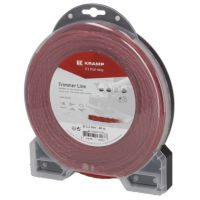 Fio de corte, Ø3,3mm x 46m, entrançada, silenciosa, vermelha,