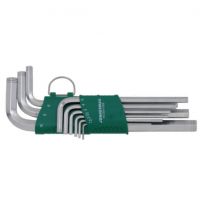 Jogo 9 chaves hexagonais curtas Jonnesway H01SA109S