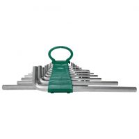 Jogo 18 chaves hexagonais extra longas Jonnesway H03MH118S