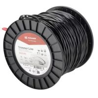 Fio de nylon Ø4,0x122 m, torção oval, preto,  Endura