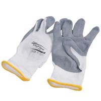 Luvas de trabalho, branco/cinza, tamanho 9/L Hyflex by Ansell