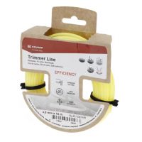 Fio de nylon Ø3,0x15 m, redondo, amarelo,  Efficiency