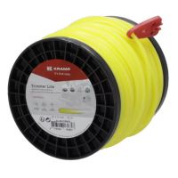 Fio de corte, Ø4mm x 32m, redonda, amarela,