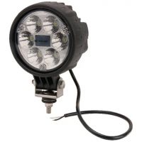 Luz de trabalho LED, 29W, 2500lm, redondo, 10/30V, Ø 117mm, feixe de longo alcance, 6 LEDs,