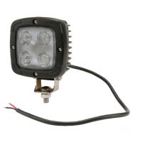 Luz de trabalho LED, 40W, 4000lm, quadrado, 10-30V, 98.5x63.4x98.5mm, feixe de longo alcance,