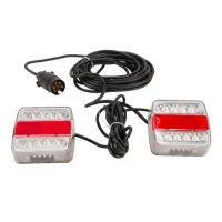 Conjunto de luzes LED 12V de embutir cabo 7,5m