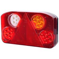 LED Farolim, Funções: 5, Travão / Traseiro / Pisca / Nevoeiro / Presença, Dt., 12-24V