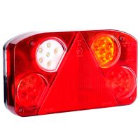 LED Farolim, Funções: 6, Travão / Traseiro / Pisca / Nevoeiro / Presença / Chapa de matricula, Dt., 12-24V